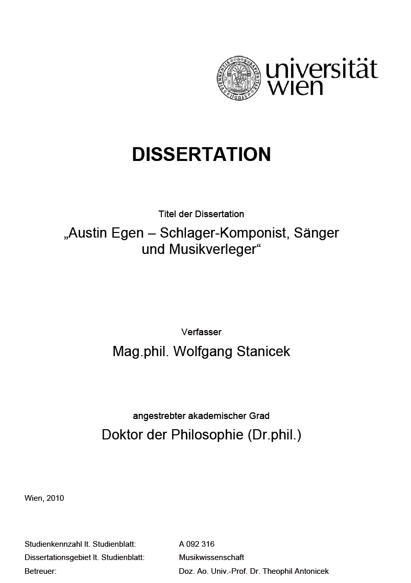 Dissertation deckblatt uni wien