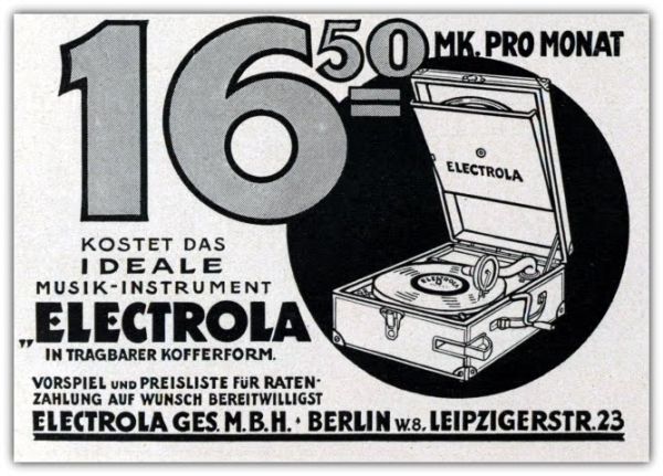 Foren / Schriftmaterial / Grammophon Werbung von 1921 bis 1930 / Teil 1 ...