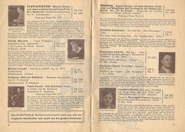 Foren / Neuerscheinungen/Nachträge / Electrola Neuerscheinungen